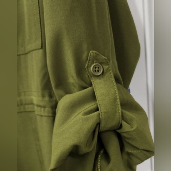 New Shore To Summit Utility Dress w/Sun Protection - Avocado - Size Small - Picture 4 of 5